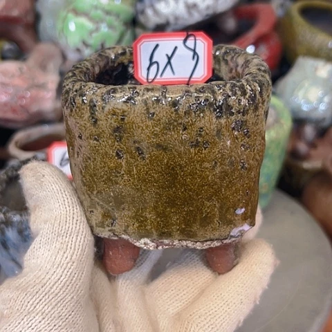 粗陶花盆手工花盆制作就这样