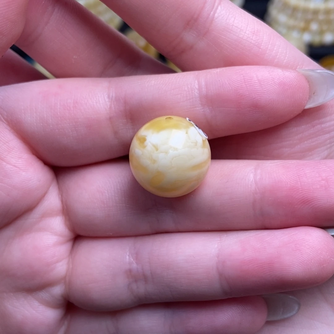 蜜蜡未镶嵌珠宝奇石卡16.9