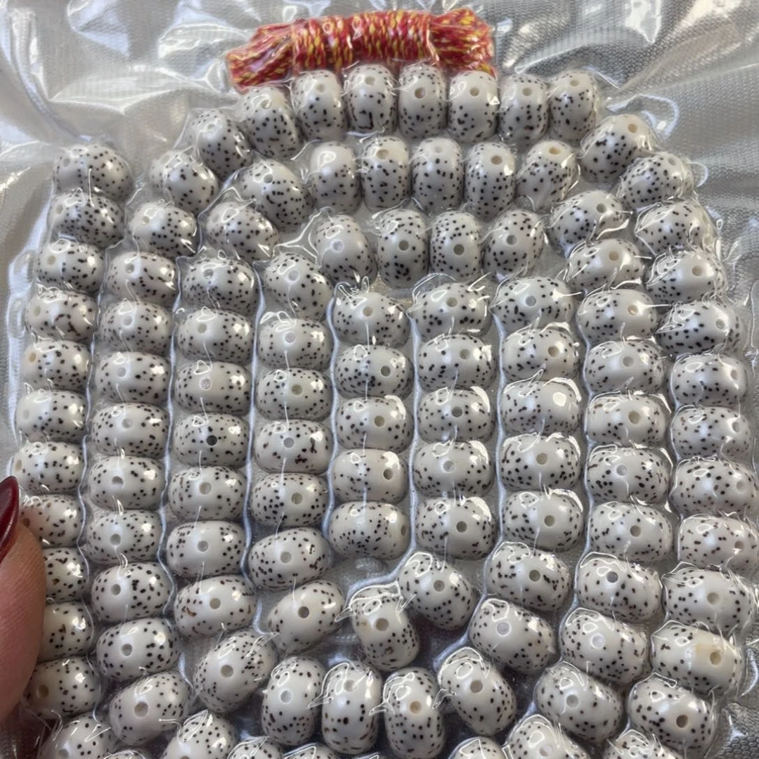星月菩提吊坠脱脂藏式桶珠11/7一物一图京散光喇叭口
