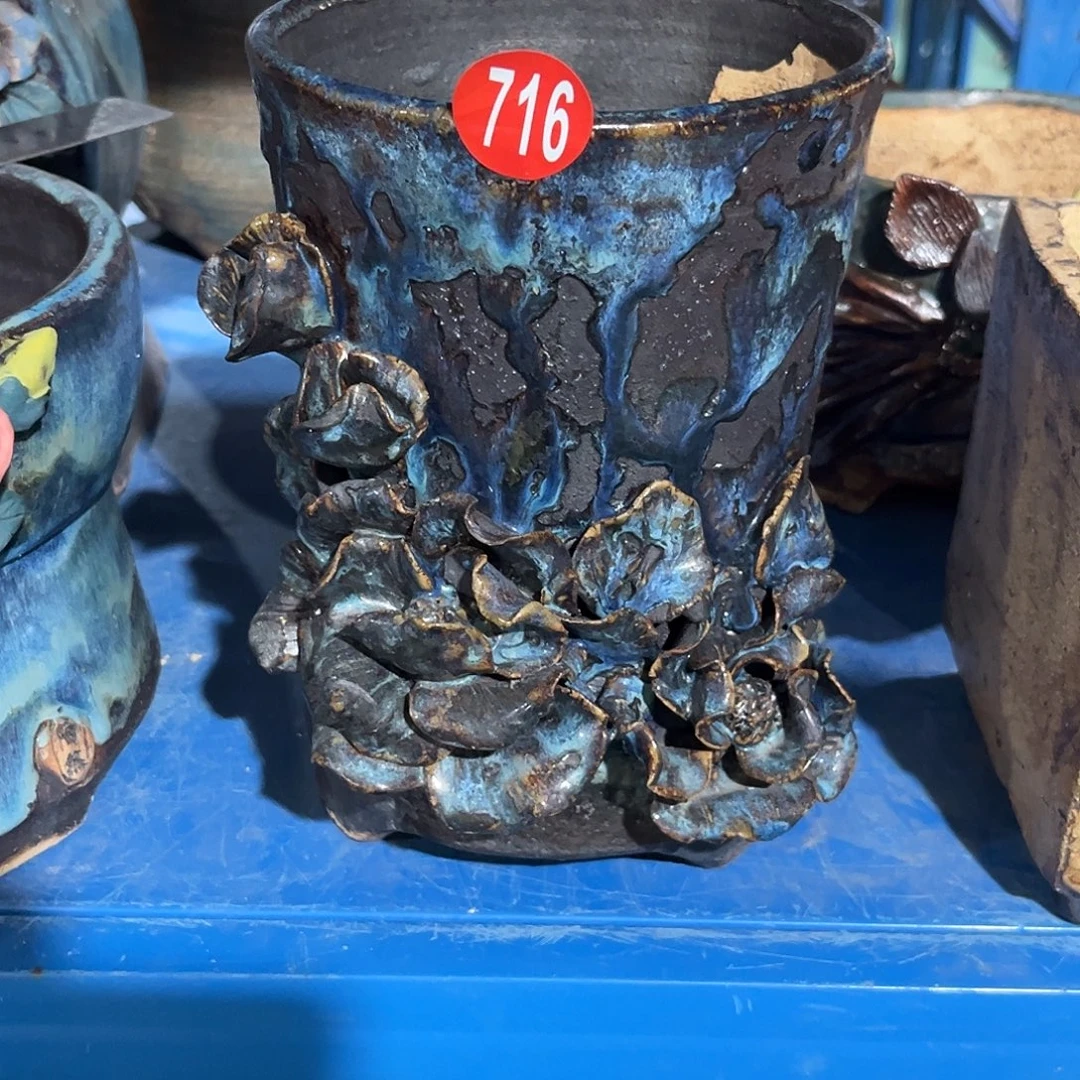 微瑕716 号陶然花器手工花盆
