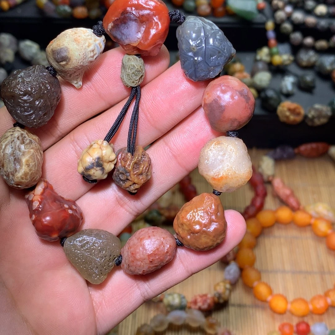 玛瑙/玉髓未镶嵌手链