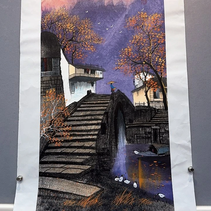 国画书法作品多次参加