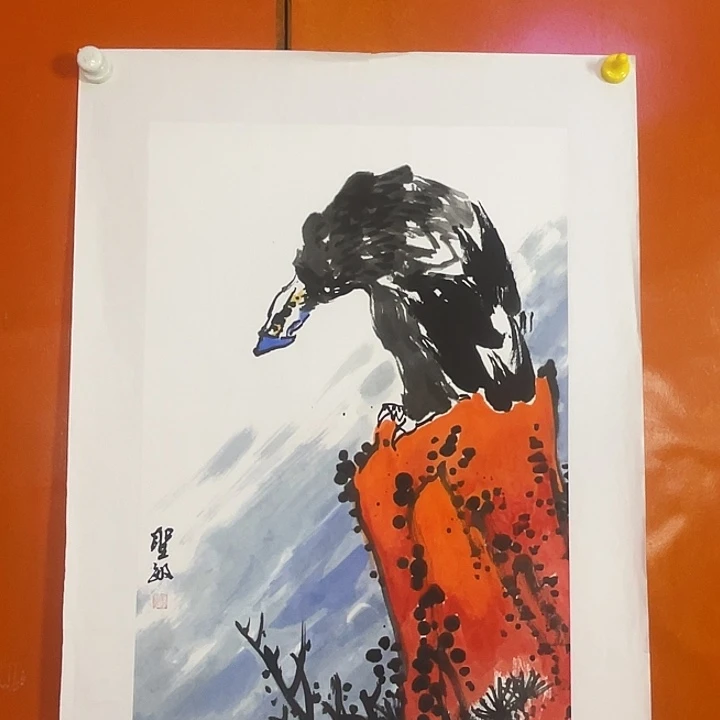 国画张圣敏先生纯手绘作品