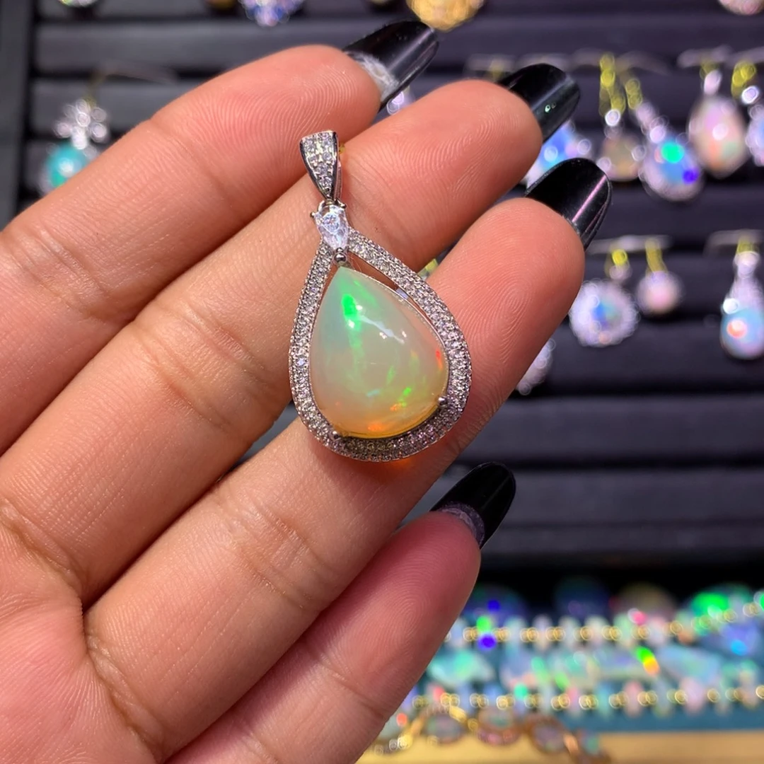 欧泊银S925镶嵌特价款 不退不换