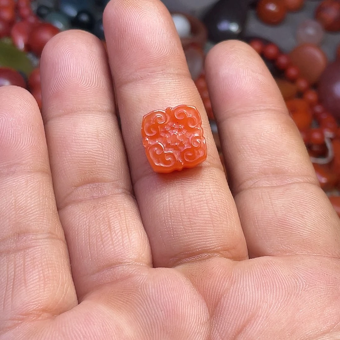 福***星南红玛瑙未镶嵌珠子