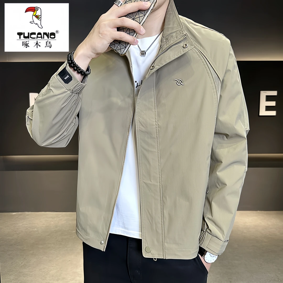 TUCANO/啄木鳥 2025秋装新款男士立领时尚潮流夹克外套