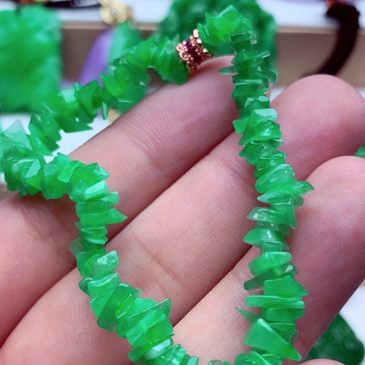 翡翠未镶嵌手链手串