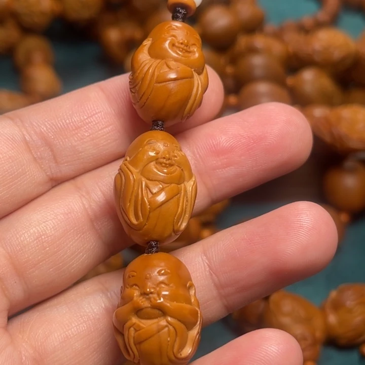 橄榄核手串/手链扭**坤三步小和尚