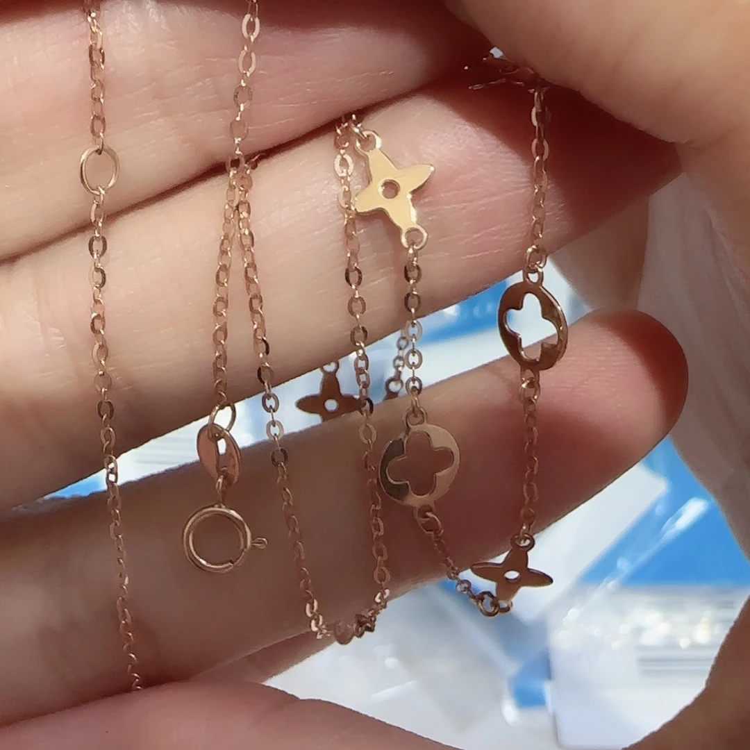 18K金颈饰多样性发货