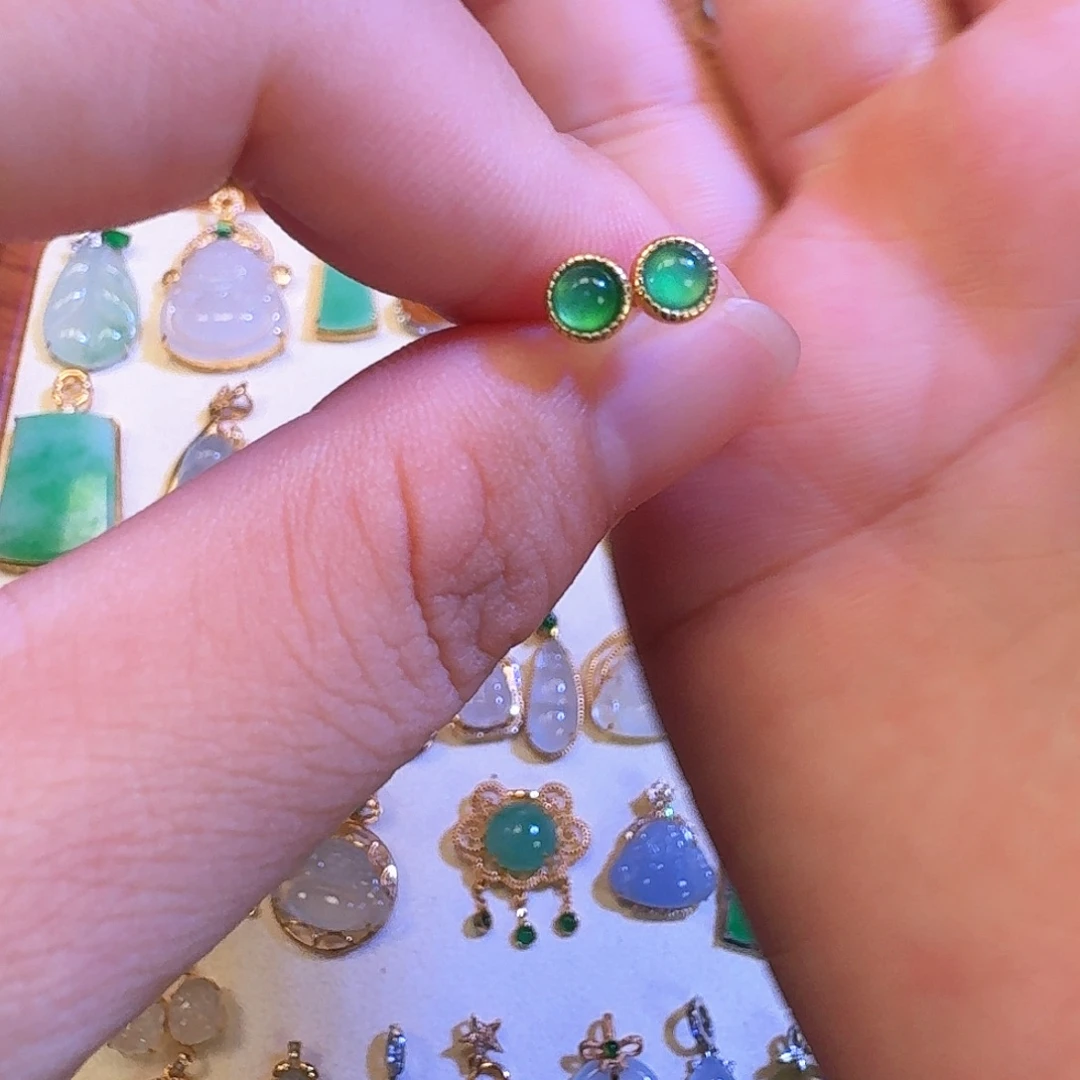 翡翠银S925镶嵌颈饰1111111