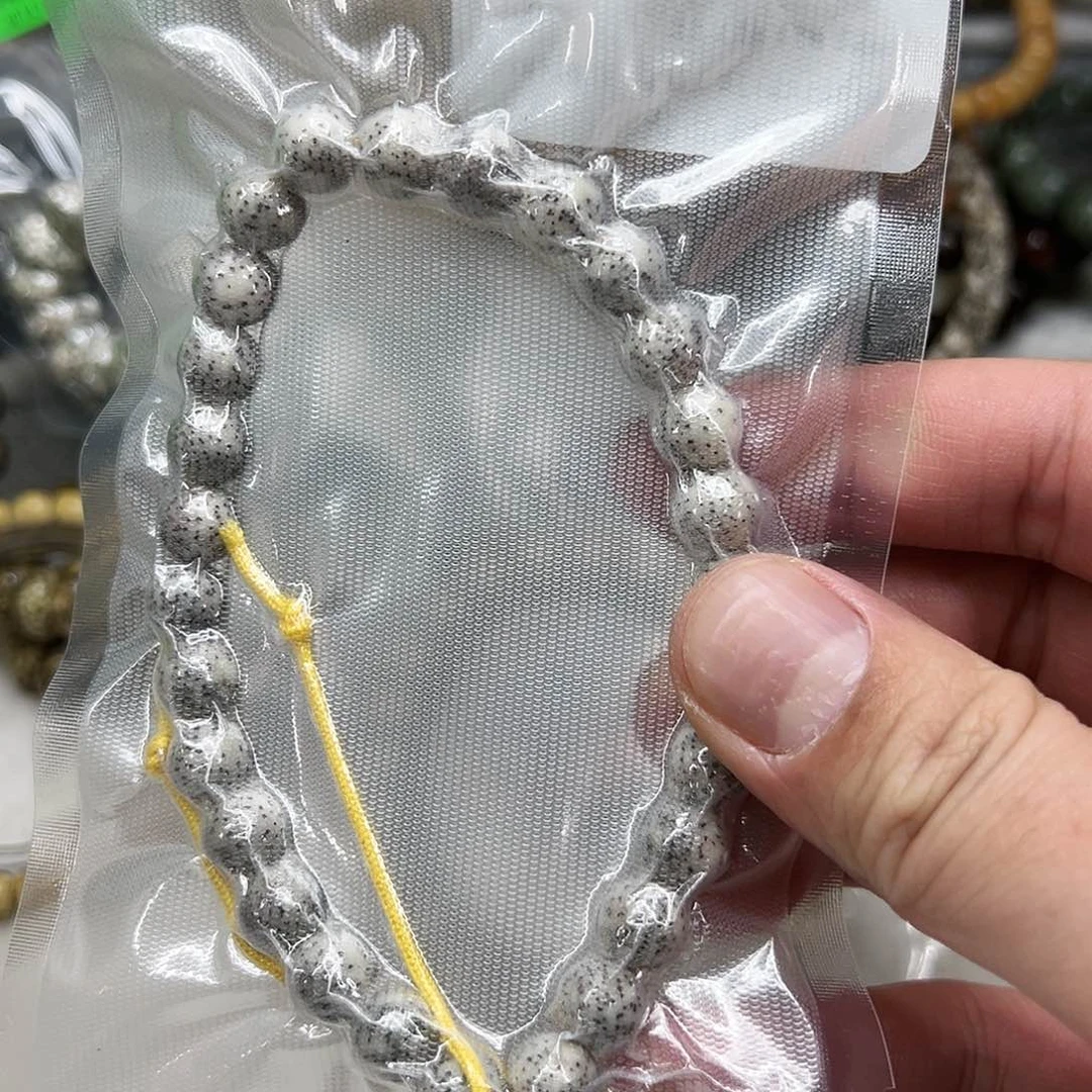 星月菩提手串124入门灰星月菩提0.9圆手持