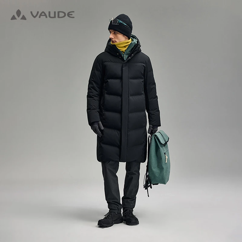 VAUDE【极寒长款羽绒服】巍德700蓬男防水防风软壳冲锋衣VG2443101