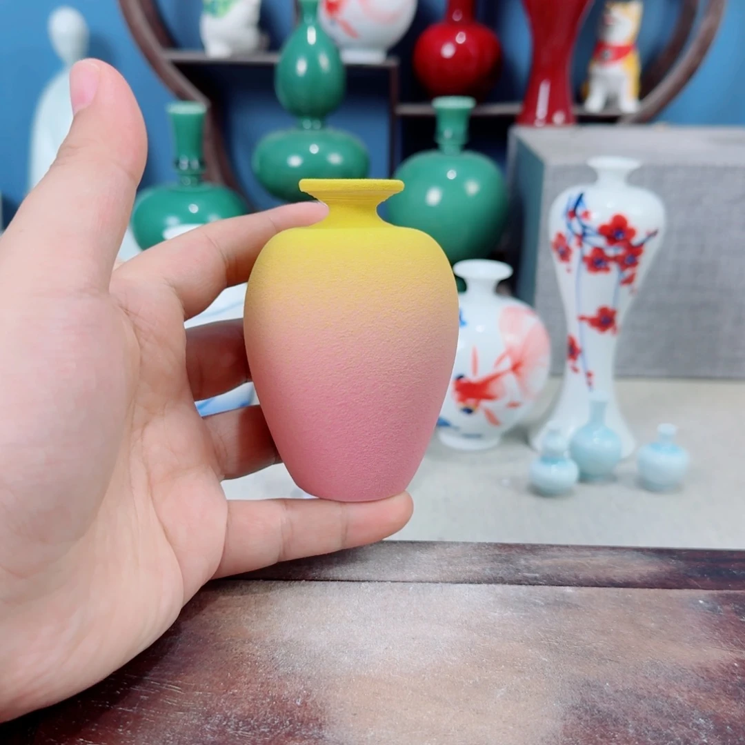 陶瓷手工小花器摆件