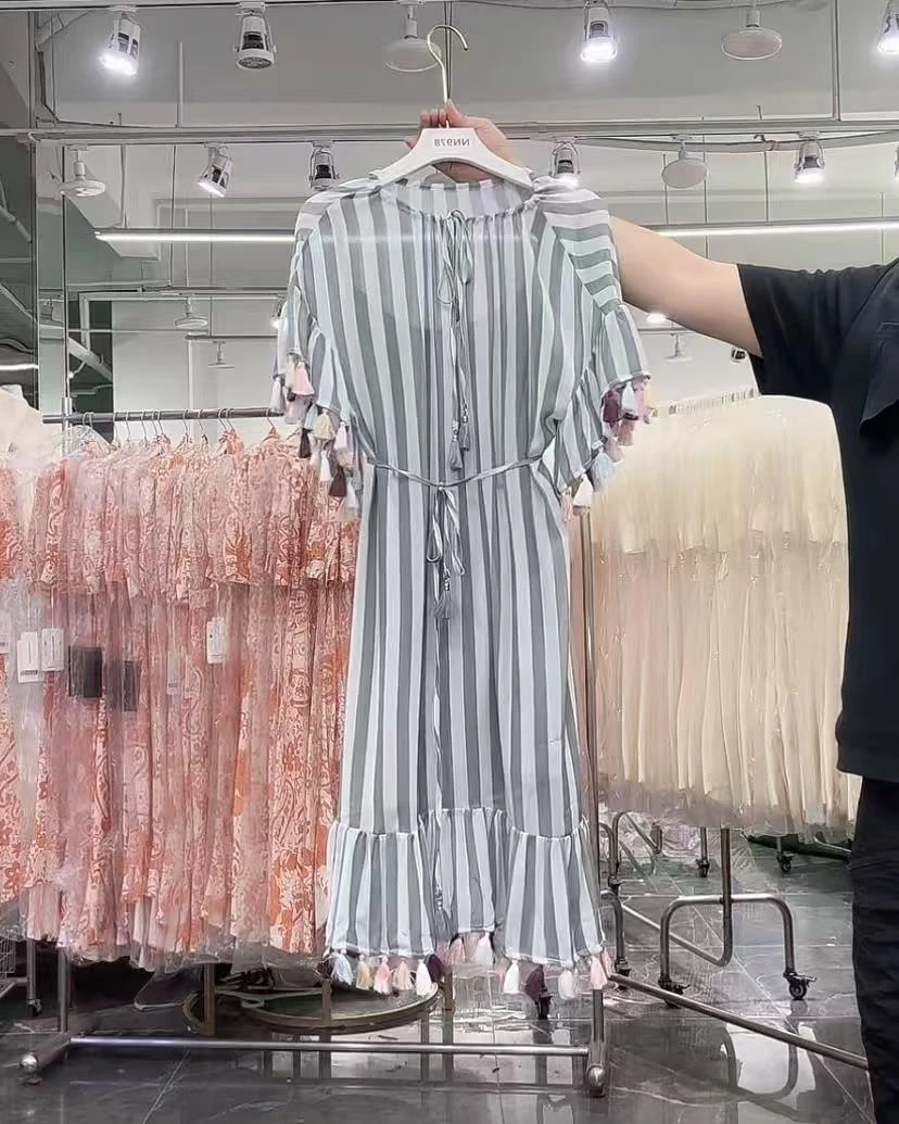 【OE家】nn978-时尚女装设计感连衣裙百搭休闲气质