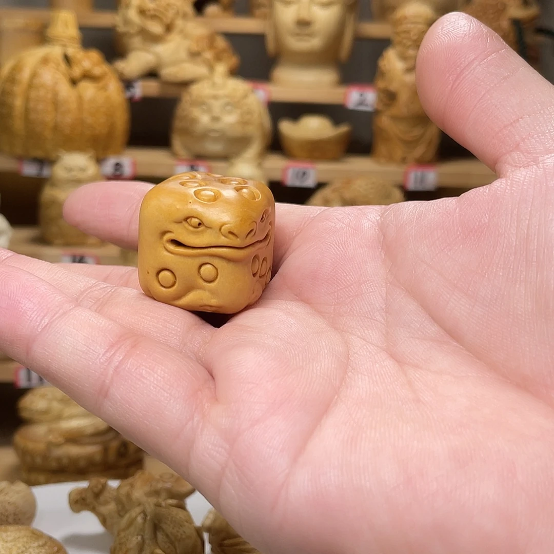 铁***妹竹骰子手把件66666666