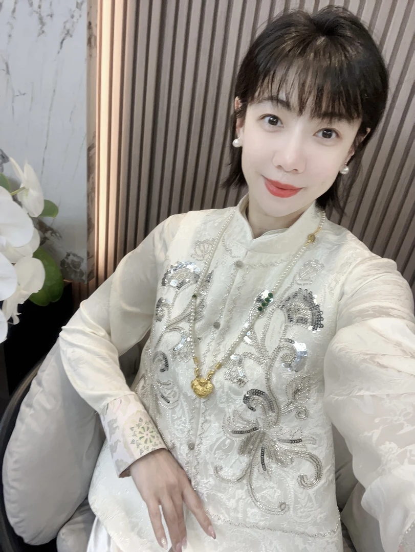 【璀璨】新中式国风重工立体珠片绣立体提花时尚气质春款马甲