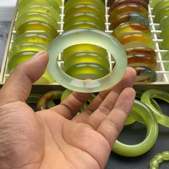 蛇纹石玉合金手镯55