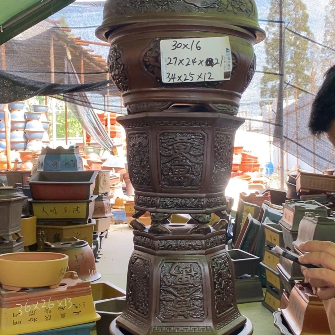 紫砂花盆紫砂紫砂