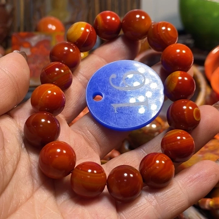 慢***慧玛瑙/玉髓手链未镶嵌