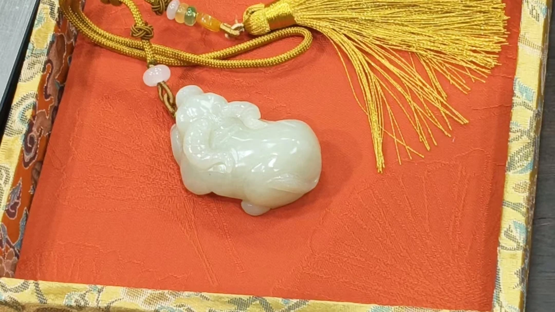 【晋博雅物】【玉器】牛摆件003