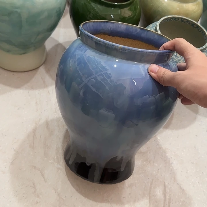 白泥花盆正品有孔