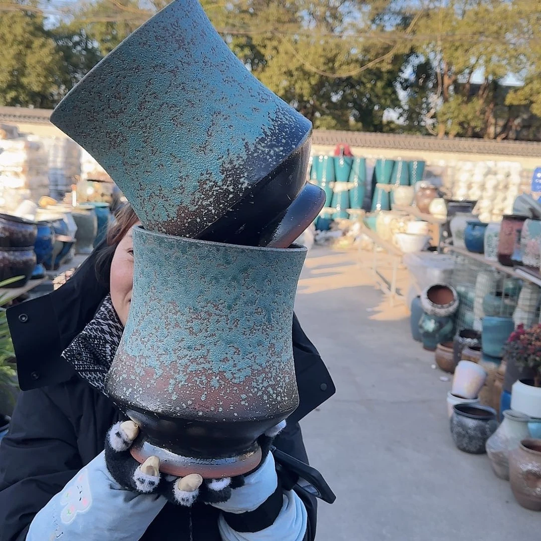 王嫂花盆1214-131高24口19