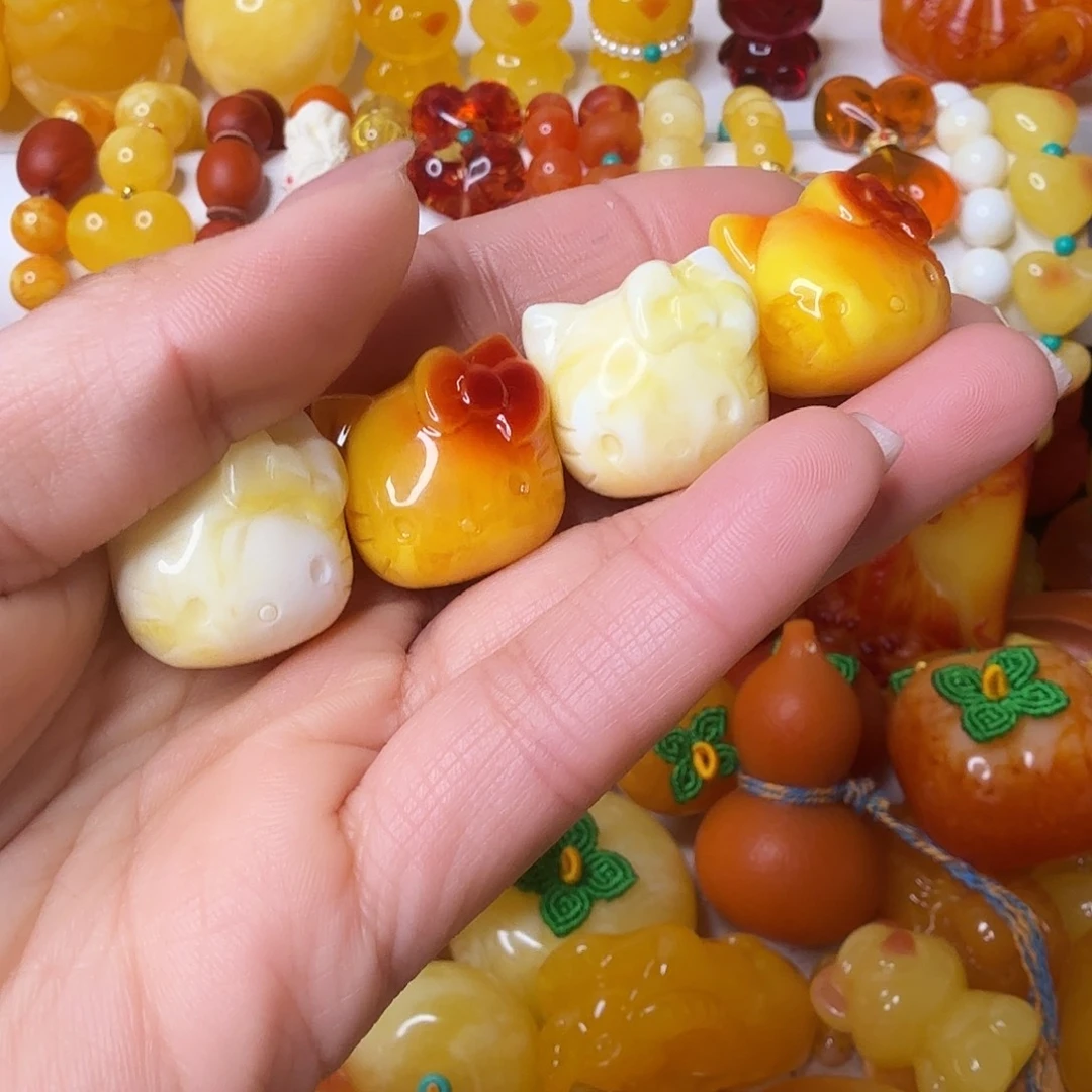 请****非金属小猫头手串10颗