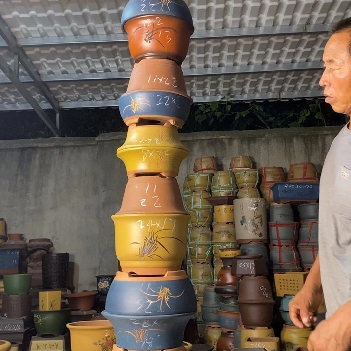 紫砂花盆紫砂茶具