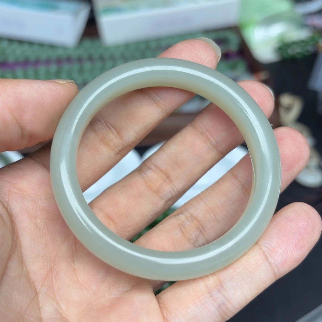 和田玉未镶嵌手链5253