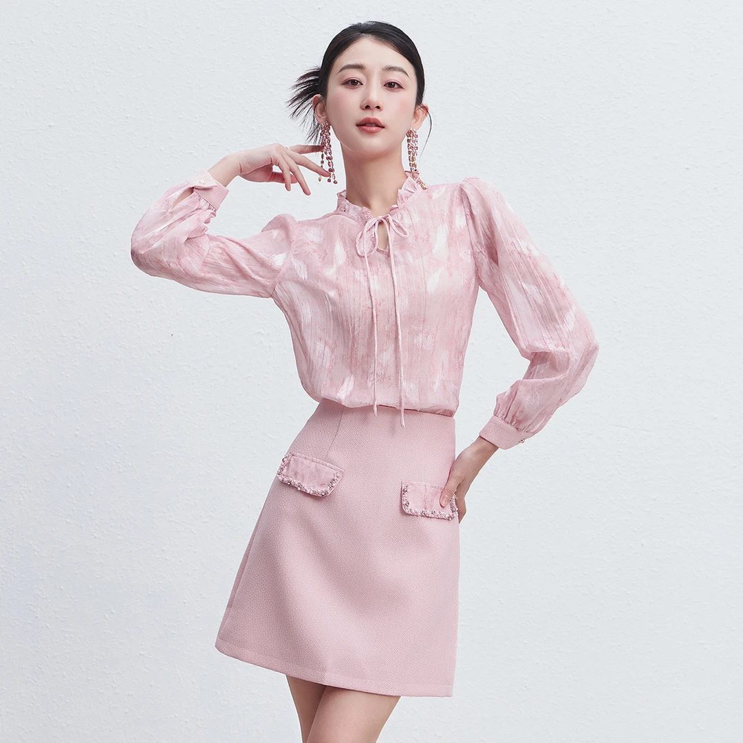 【初依专属】EVA OUXIU/伊华欧秀小香风套装52WTZ5891