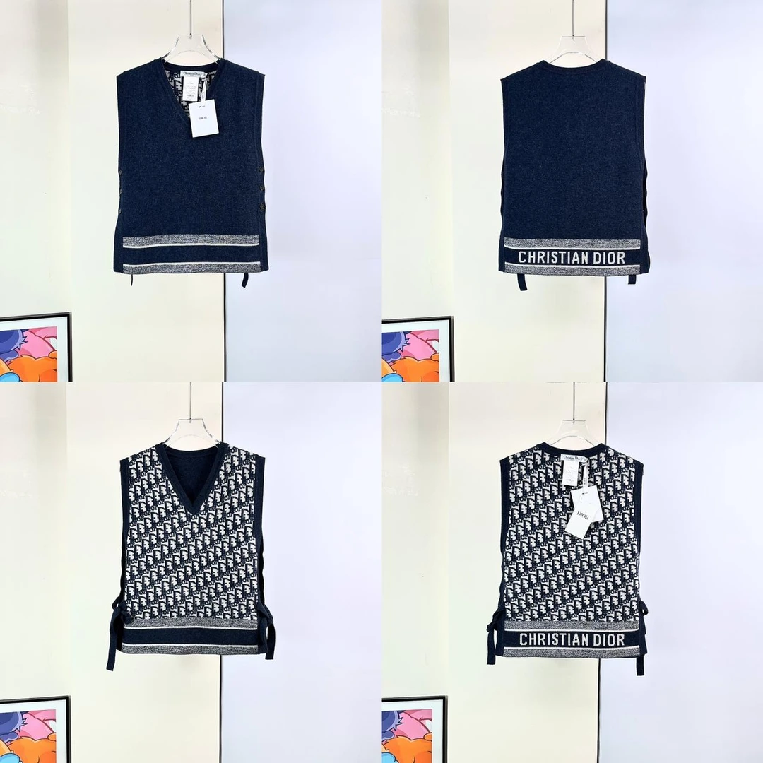 闲置/Dior/迪奥/双面背心上衣/36码/Xspr4526