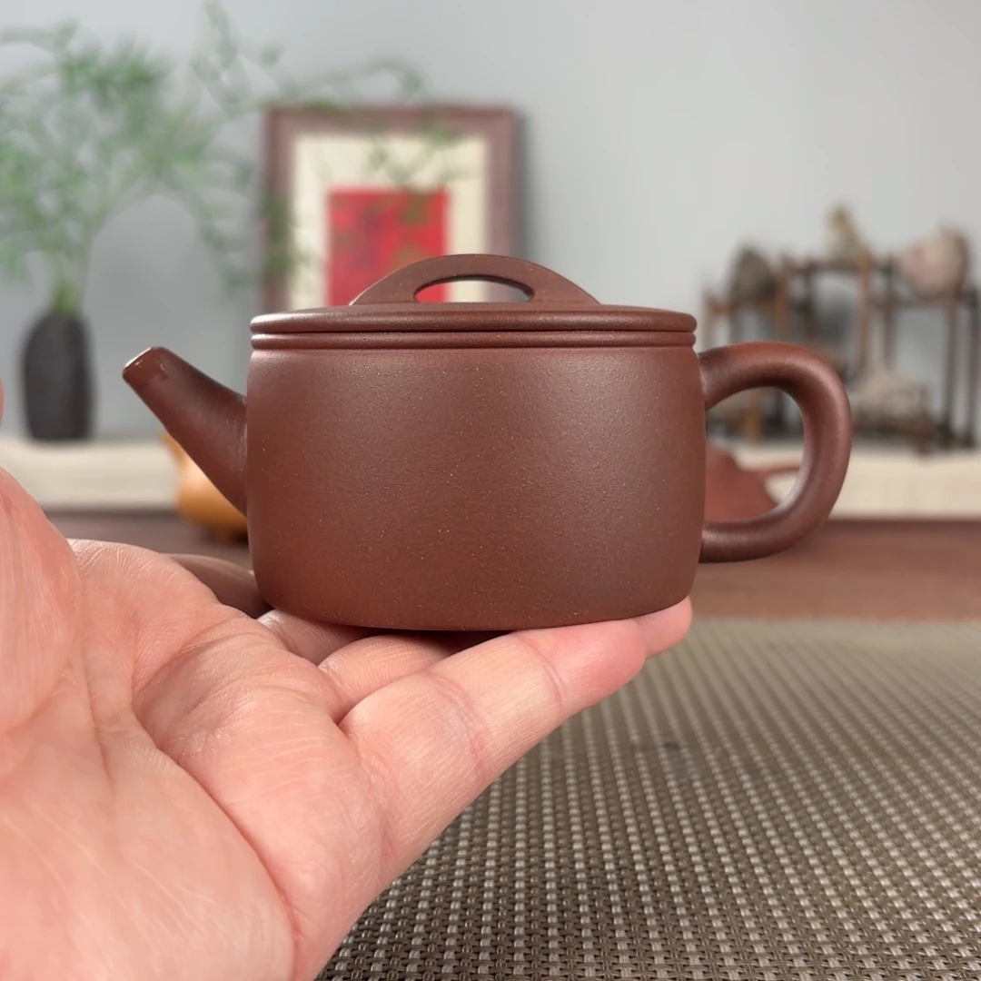 紫砂茶壶黄龙山原矿紫砂壶150