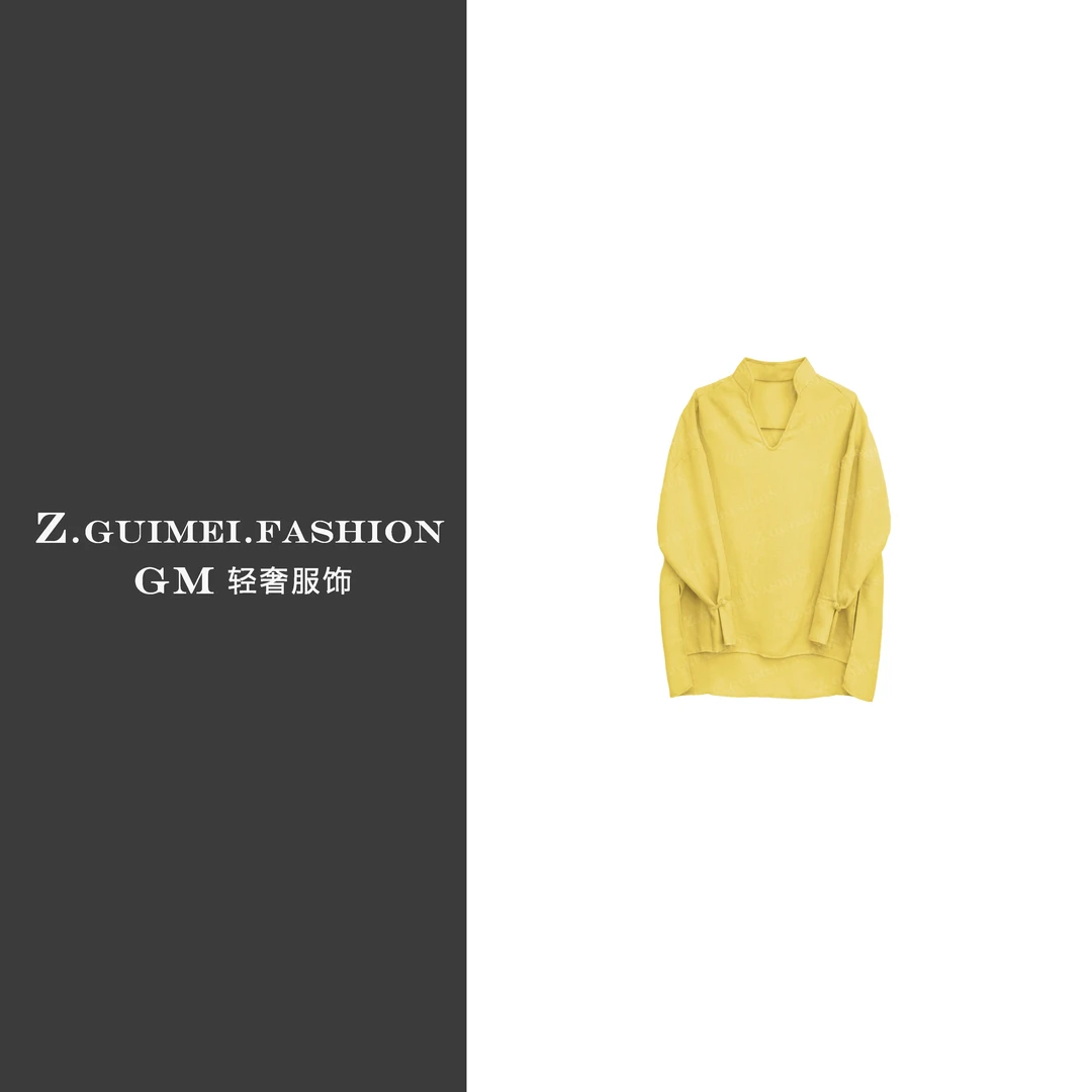 【肆姐高定】多巴胺文艺宽松轻薄透气上衣衬衣X2558