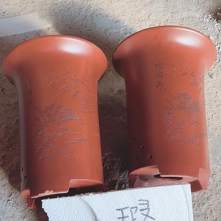 紫砂宜兴紫砂花盆