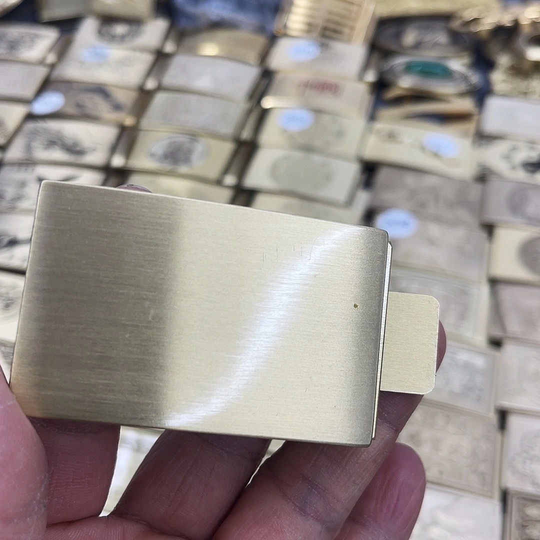 实心铜腰带扣一件扣眼3.5