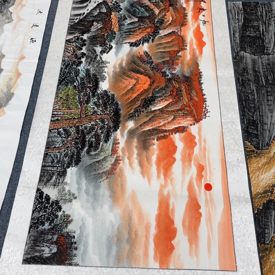 国画宣纸手绘，手工作品