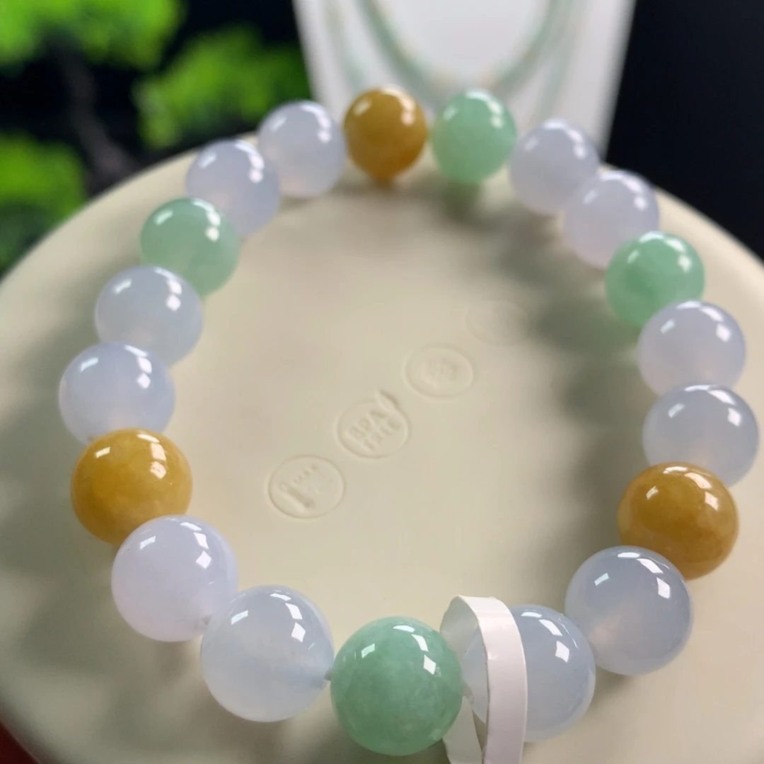翡翠未镶嵌手链卡10