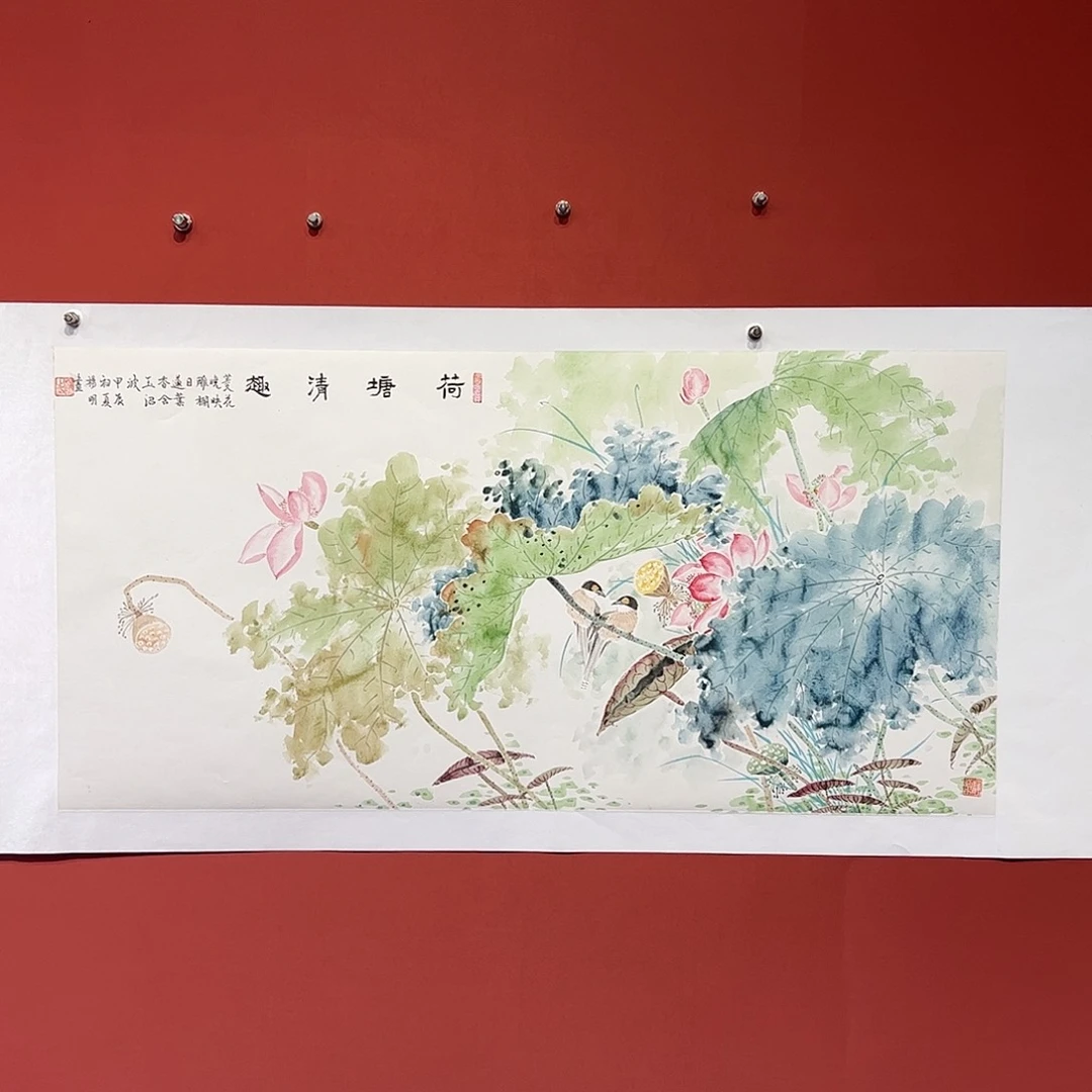 国画杨明画家作品