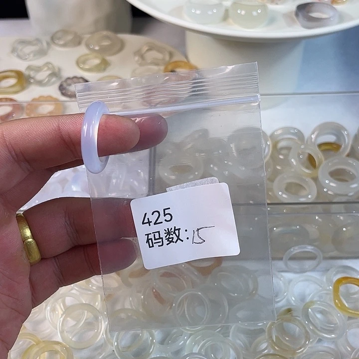 未镶嵌戒指玛瑙/玉髓425