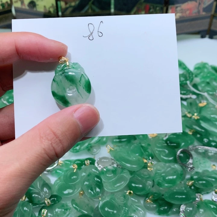 石英质玉颈饰银S925镶嵌