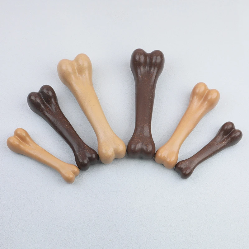 狗狗磨牙棒牛肉香味仿真骨头耐咬洁齿泰迪比熊专用玩具互动奖励