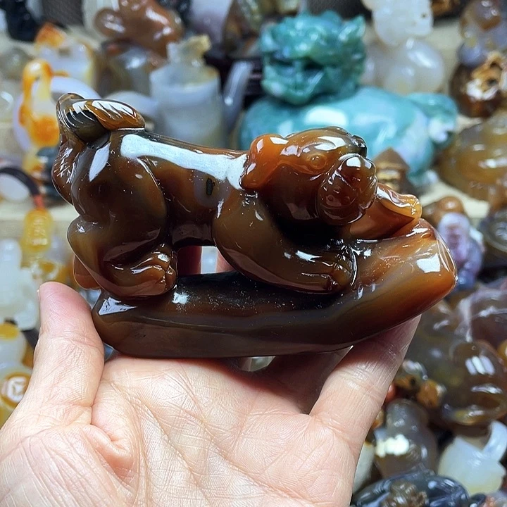 玛瑙/玉髓饰品未镶嵌自*