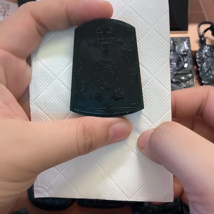 颈饰未镶嵌翡翠仿古牌