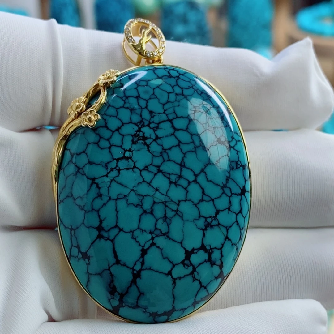 绿松石18K金镶嵌其他