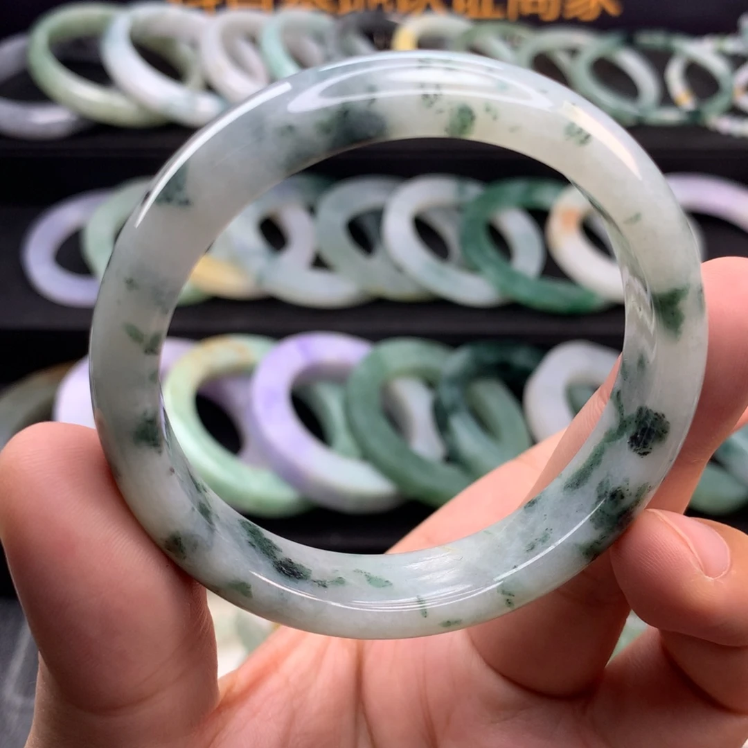 【闪购商品】定制翡翠未镶嵌56正圈