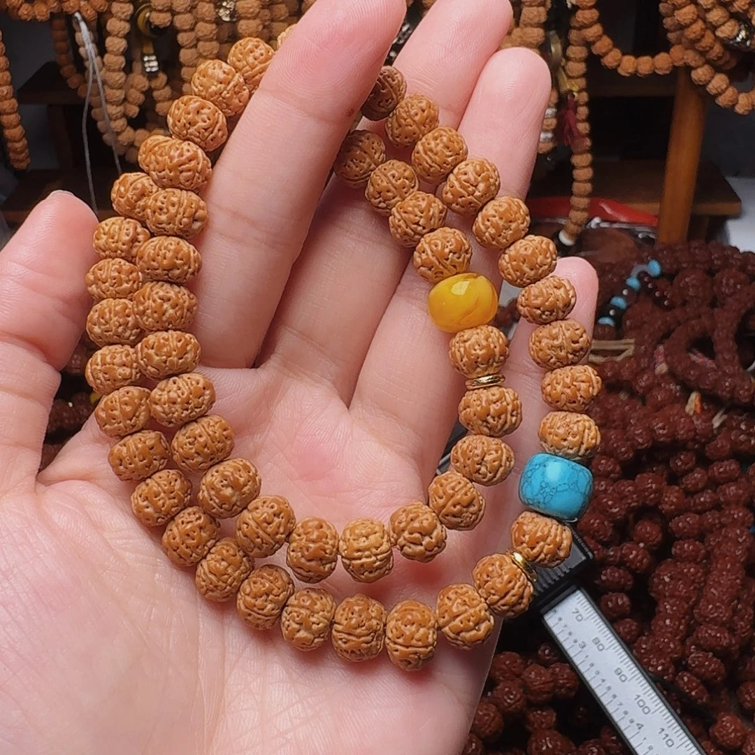 金刚菩提吊坠8双圈原皮