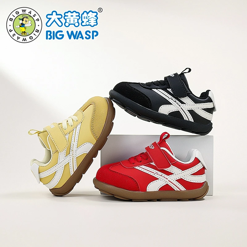 大黄蜂童鞋男童婴儿学步鞋秋季新款女宝宝鞋子软底防滑小童机能鞋