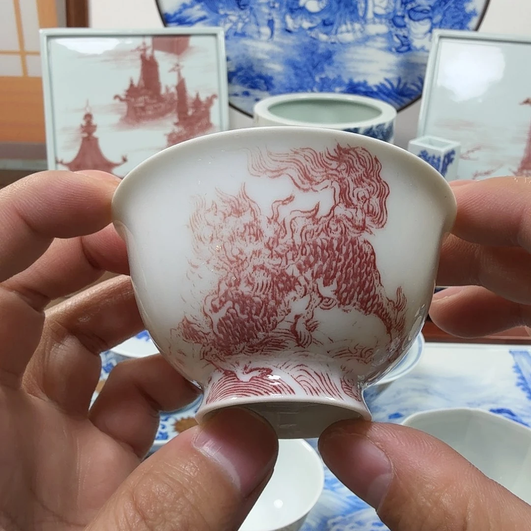 鏡全手工全手绘陶瓷