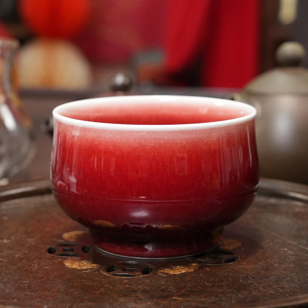 釉下彩郎红杯（压手杯1）