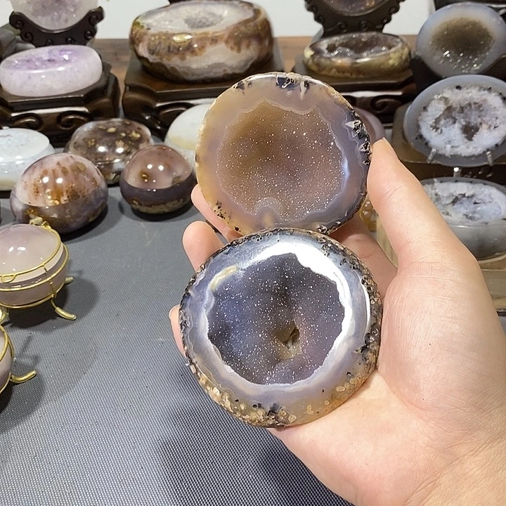 水晶未镶嵌摆件聚宝盆